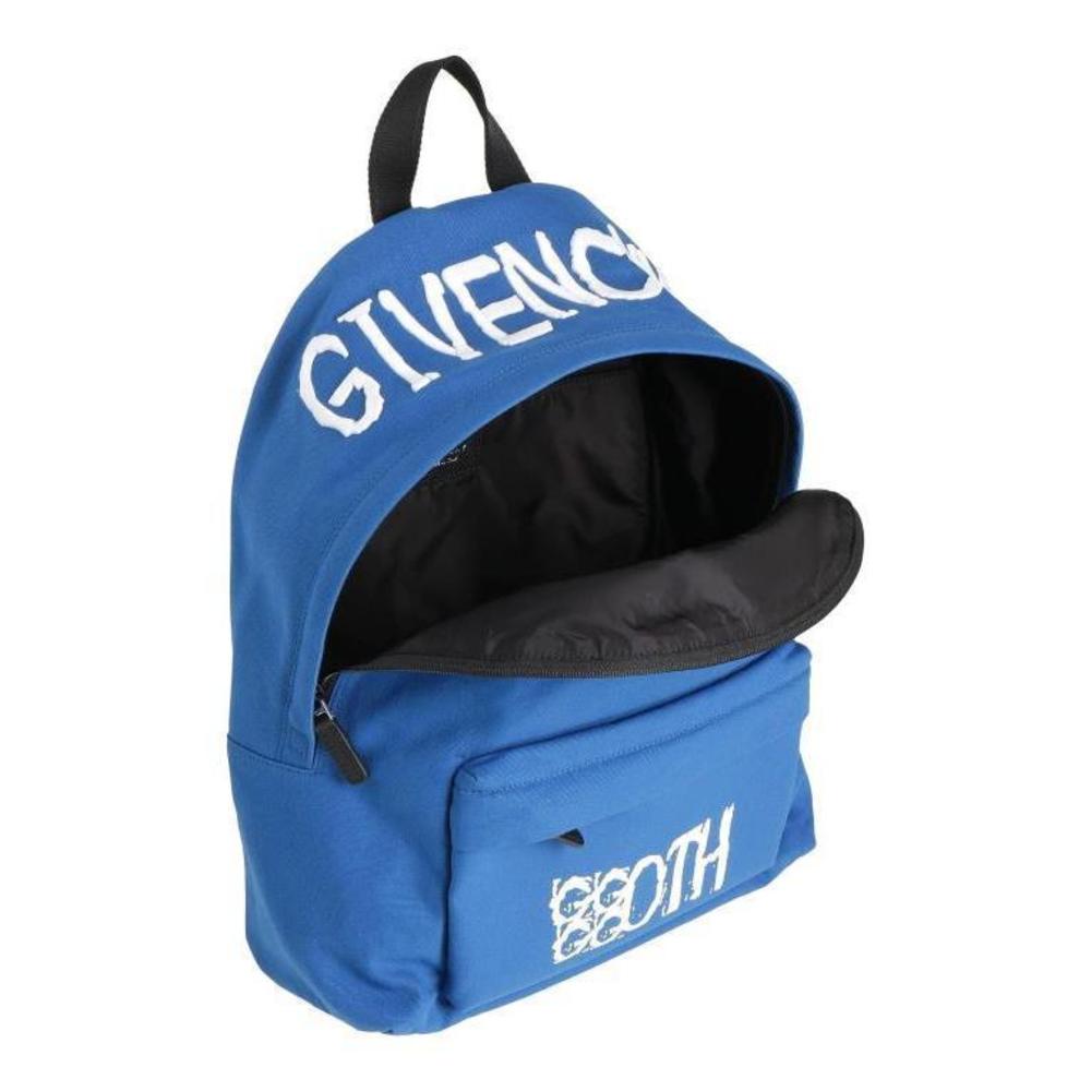 Givenchy Essential U Goth Nylon Backpack Blue - image 3